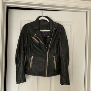 Mauritius Lamb Leather Moto Jacket